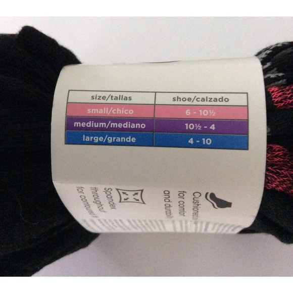 Fruit of the Loom No Show 10 pack Girls Socks - Picture 4 of 4